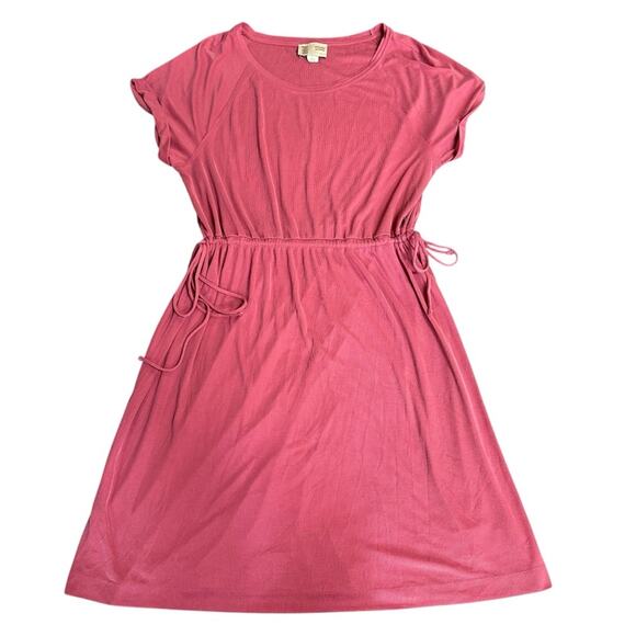 Saturday Sunday Anthropologie Side Tie Pink Dress Size XL - Picture 5 of 11